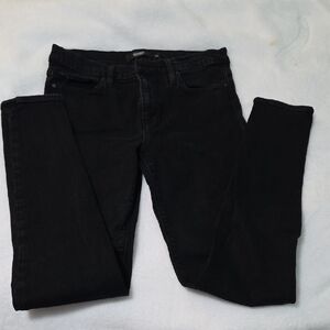 Hudson Jeans Women's Dark Black Skinny Jeans